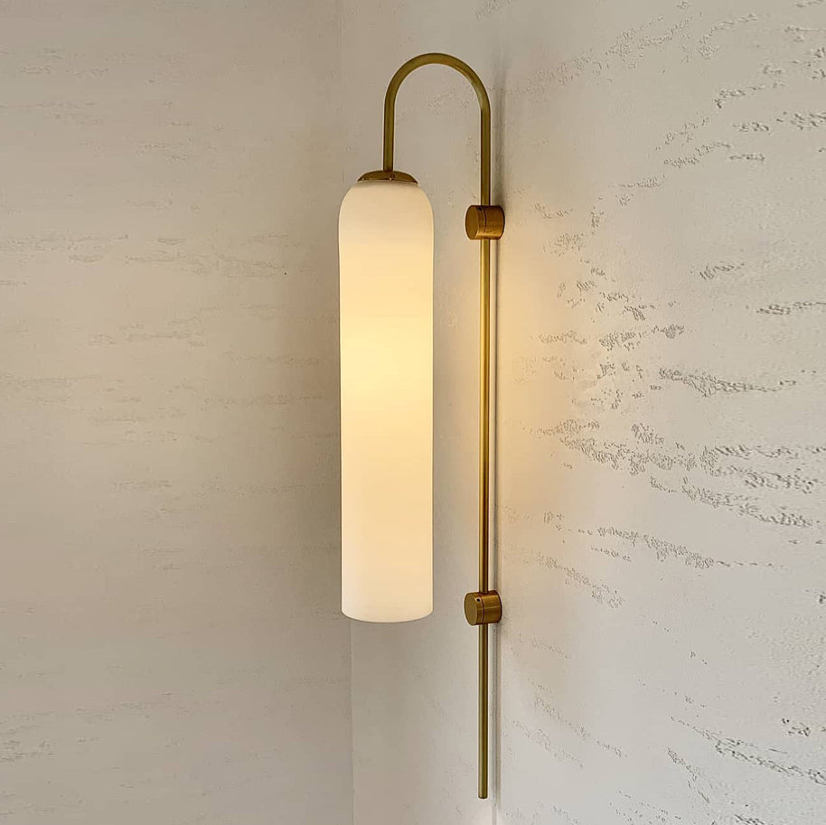 Viridian Green Glass Wall Light