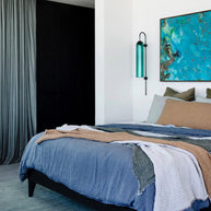 Viridian Green Glass Wall Light