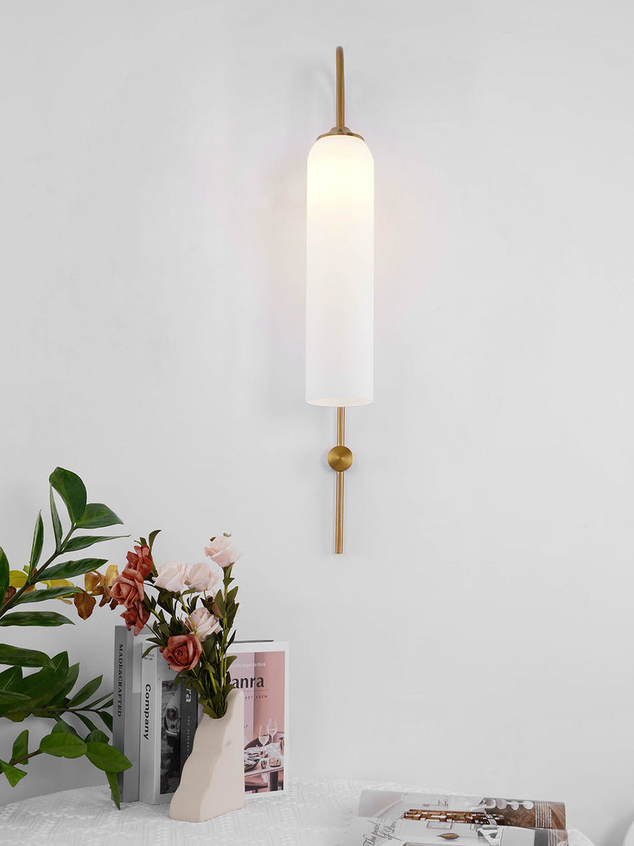 Viridian Green Glass Wall Light