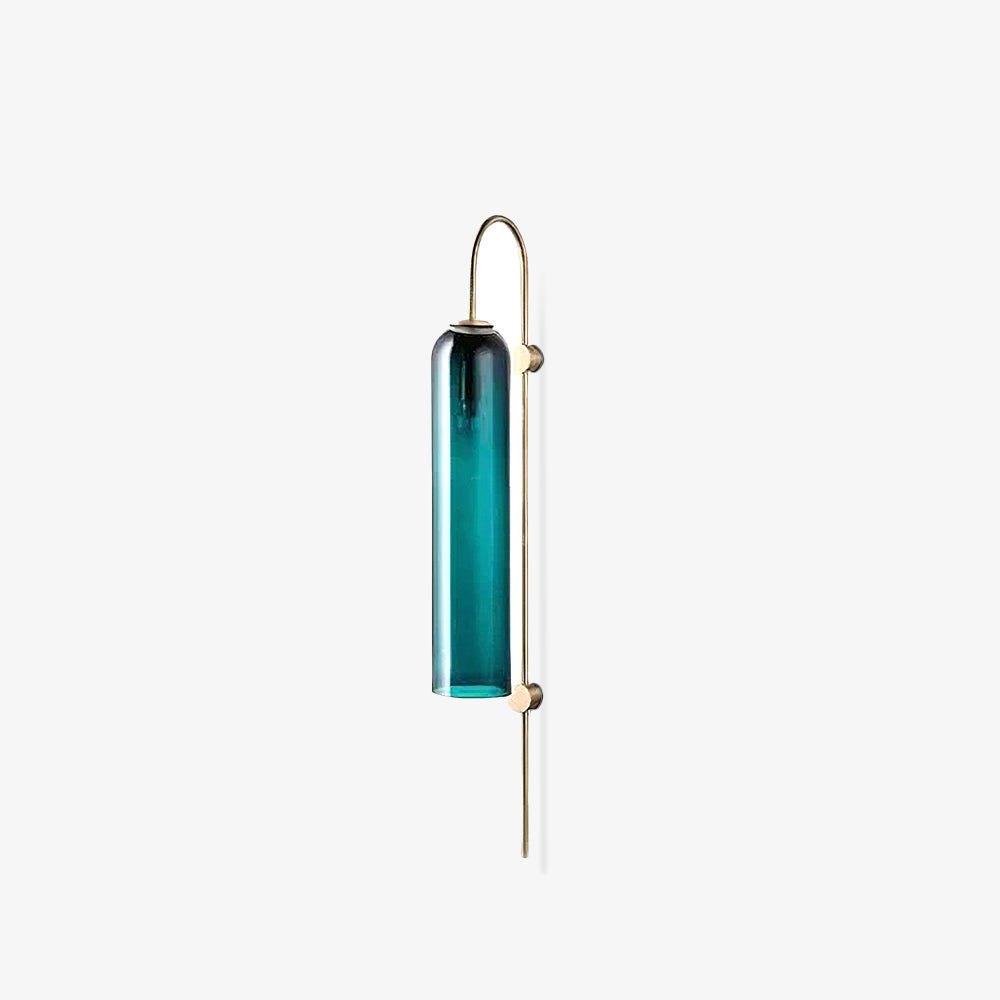 Viridian Green Glass Wall Light