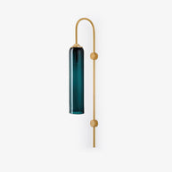 Viridian Green Glass Wall Light