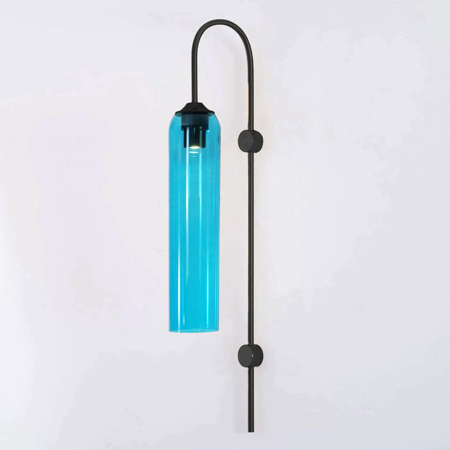 Viridian Green Glass Wall Light