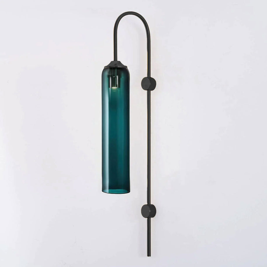 Viridian Green Glass Wall Light