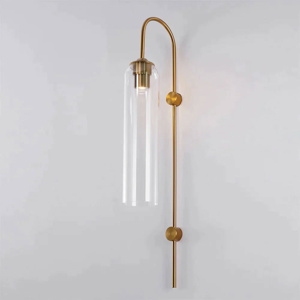 Viridian Green Glass Wall Light