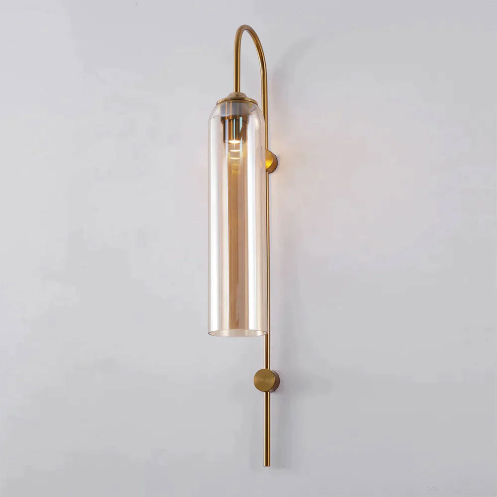 Viridian Green Glass Wall Light