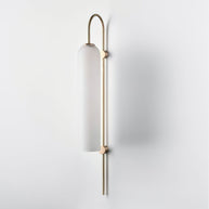 Viridian Green Glass Wall Light