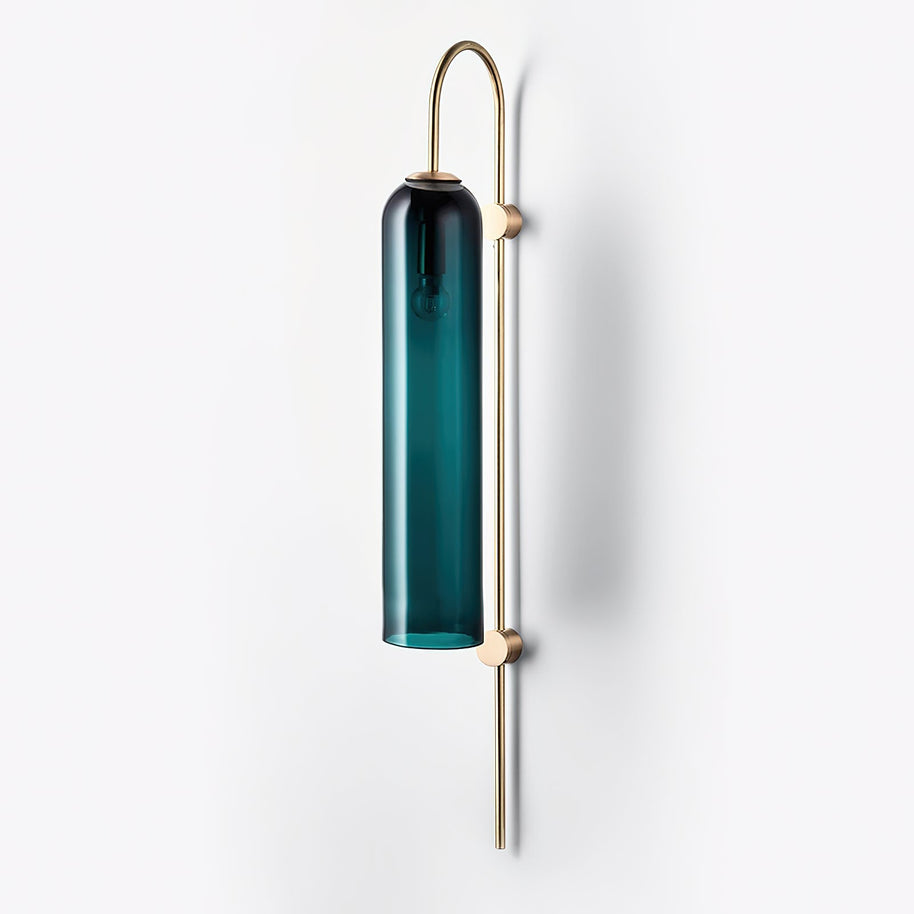 Viridian Green Glass Wall Light