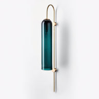 Viridian Green Glass Wall Light