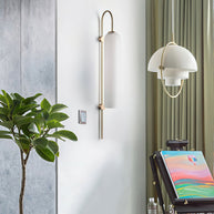Viridian Green Glass Wall Light