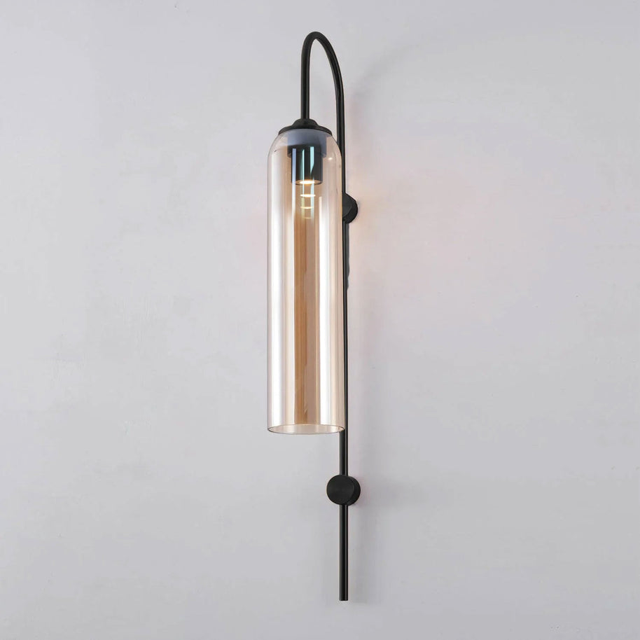 Viridian Green Glass Wall Light