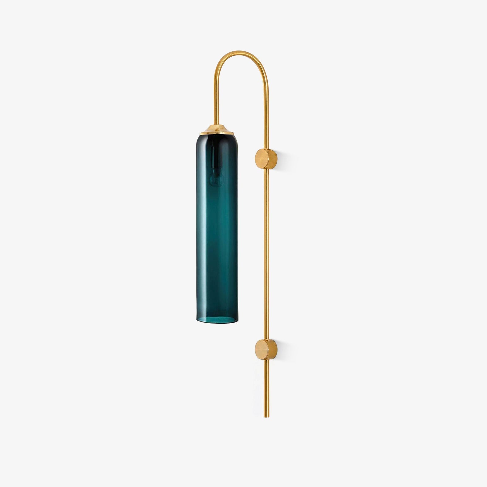 Viridian Green Glass Wall Light