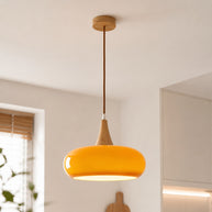 Solara Kitchen Island Linear Glass Pendant Light - ceiling mount setup image for Comvilo lighting