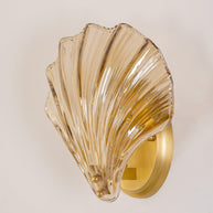 Coquille Brass Shell Wall Light