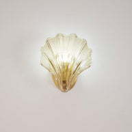 Coquille Brass Shell Wall Light