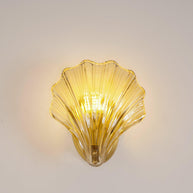 Coquille Brass Shell Wall Light