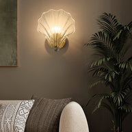 Coquille Brass Shell Wall Light