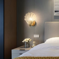 Coquille Brass Shell Wall Light