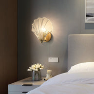 Coquille Brass Shell Wall Light