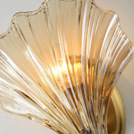 Coquille Brass Shell Wall Light