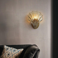Coquille Brass Shell Wall Light