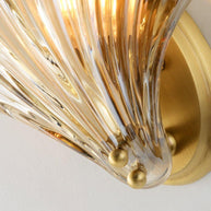 Coquille Brass Shell Wall Light