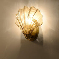Coquille Brass Shell Wall Light