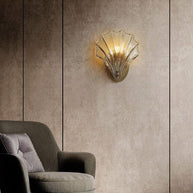 Coquille Brass Shell Wall Light