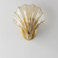 Coquille Brass Shell Wall Light