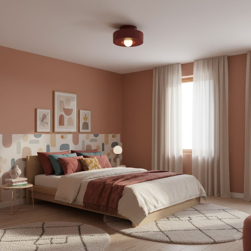 Simon Ceiling Lamp in a styled room