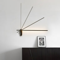 Stick-Shaped Metal Wall Sconce