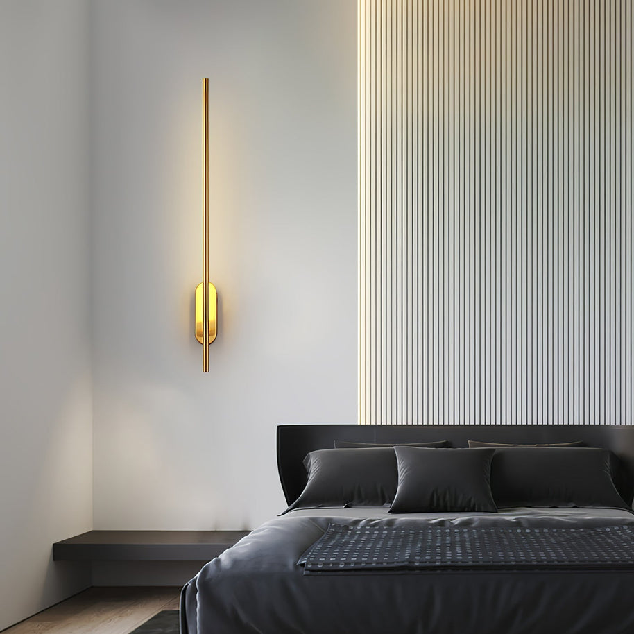 Stick-Shaped Metal Wall Sconce