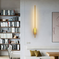 Stick-Shaped Metal Wall Sconce