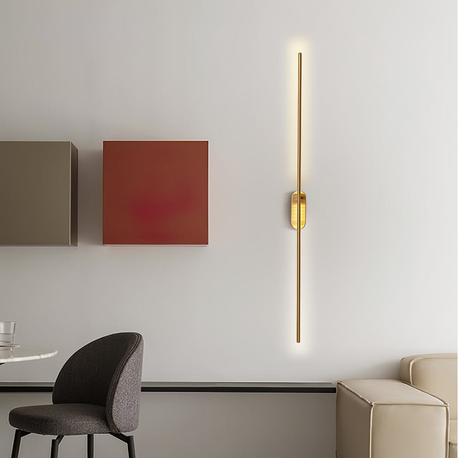 Stick-Shaped Metal Wall Sconce