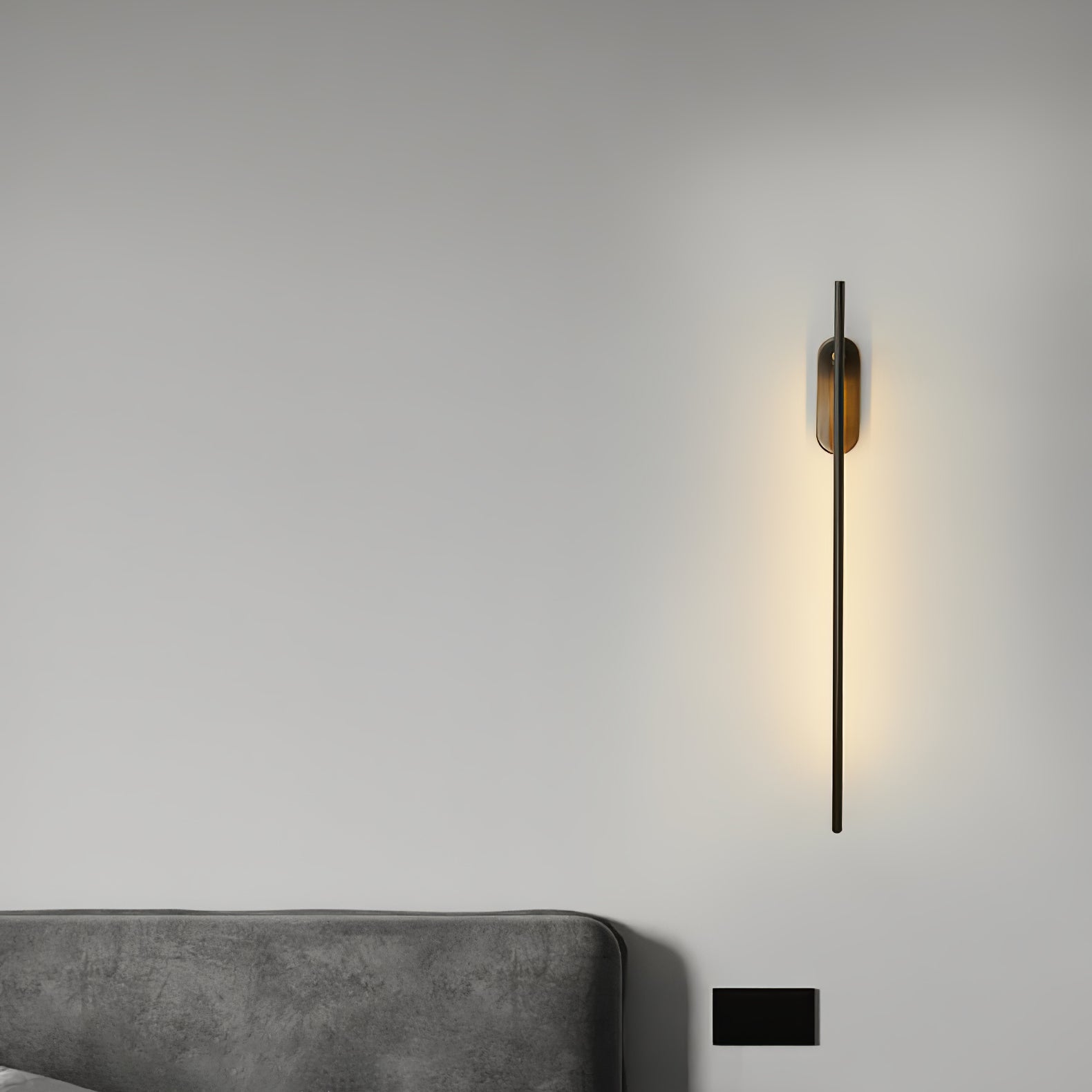 Stick-Shaped Metal Wall Sconce