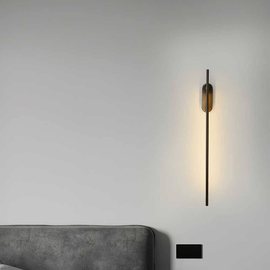 Stick-Shaped Metal Wall Sconce