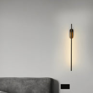 Stick-Shaped Metal Wall Sconce