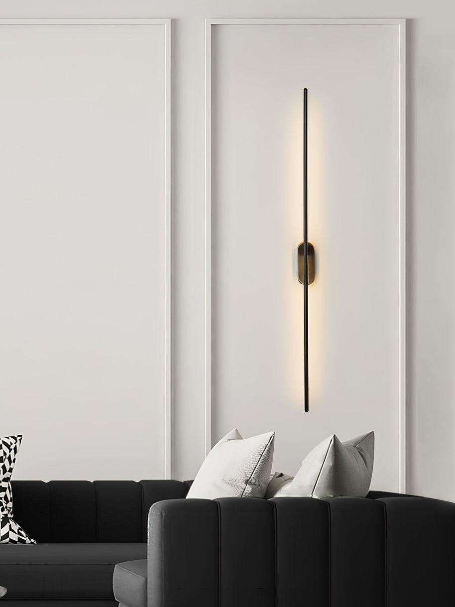 Stick-Shaped Metal Wall Sconce