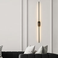 Stick-Shaped Metal Wall Sconce
