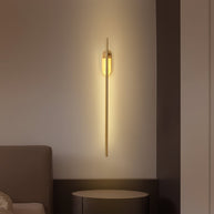 Stick-Shaped Metal Wall Sconce