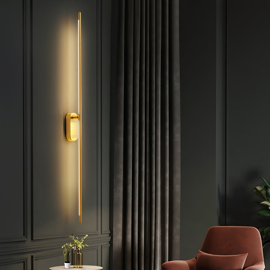 Stick-Shaped Metal Wall Sconce