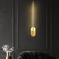 Stick-Shaped Metal Wall Sconce