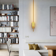 Stick-Shaped Metal Wall Sconce