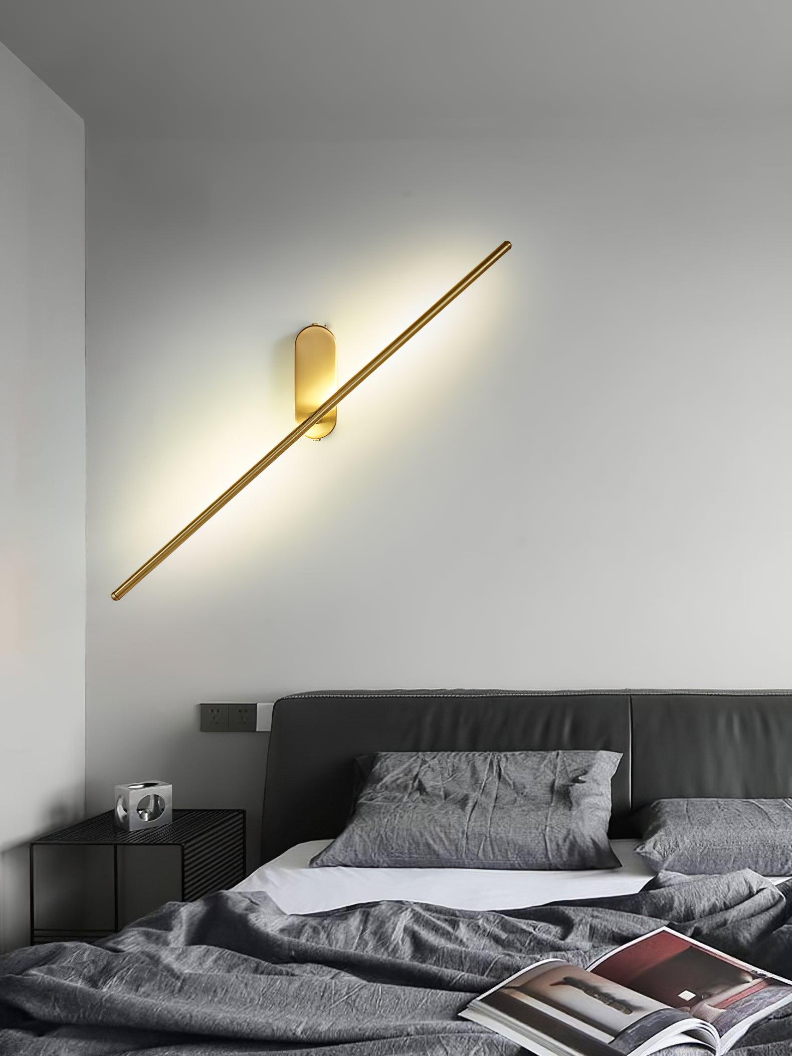 Stick-Shaped Metal Wall Sconce