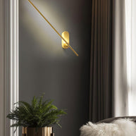 Stick-Shaped Metal Wall Sconce