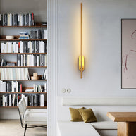 Stick-Shaped Metal Wall Sconce
