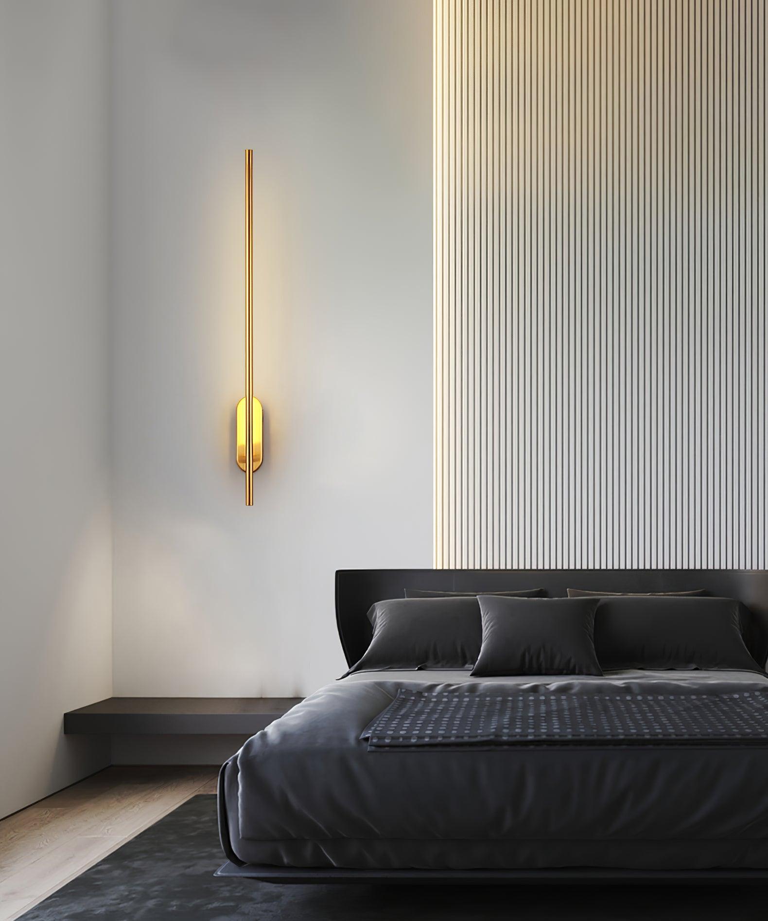 Stick-Shaped Metal Wall Sconce