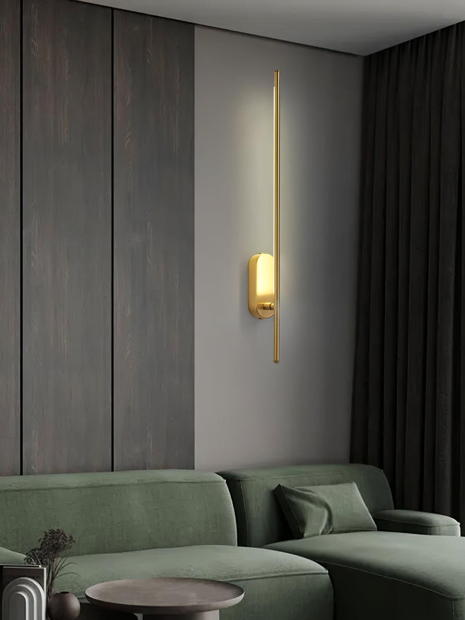 Stick-Shaped Metal Wall Sconce