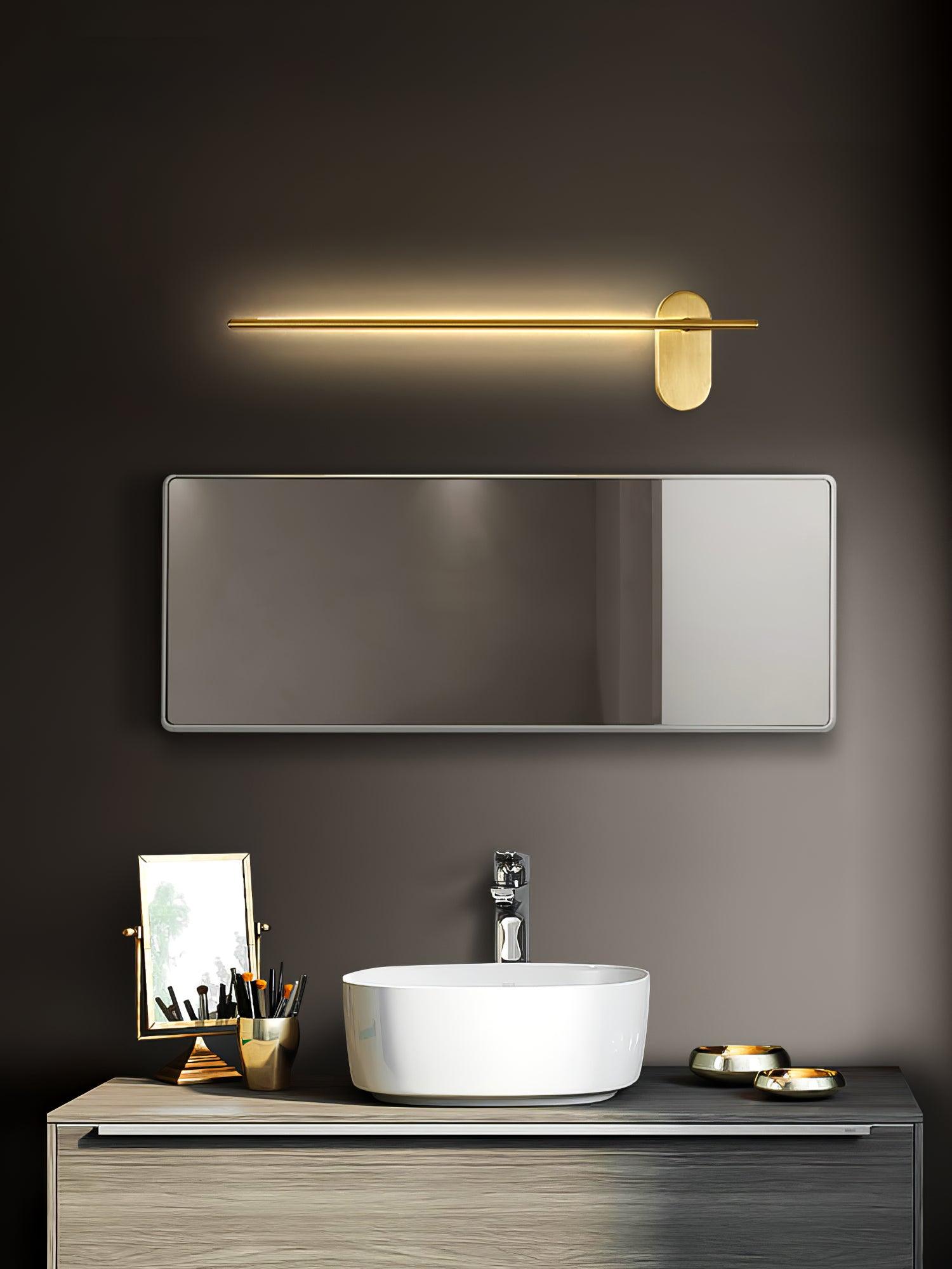 Stick-Shaped Metal Wall Sconce
