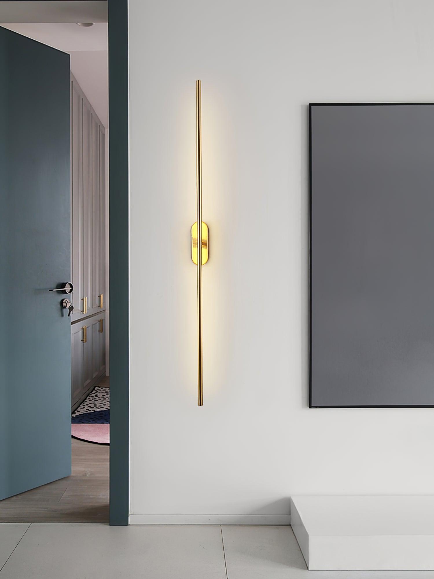 Stick-Shaped Metal Wall Sconce