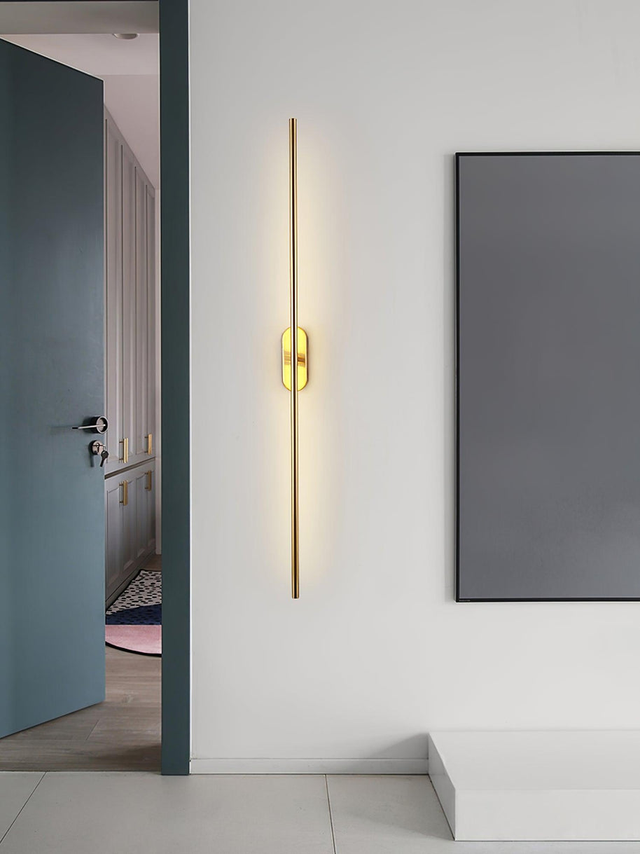 Stick-Shaped Metal Wall Sconce